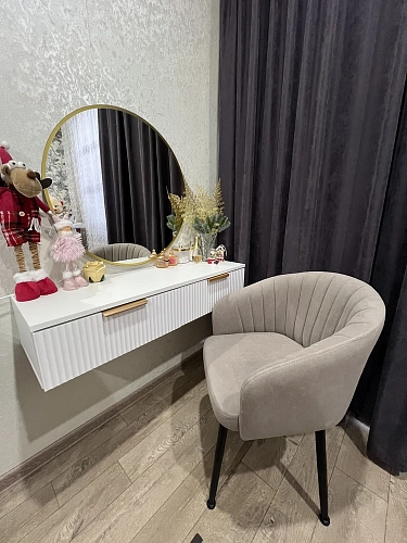 Стул на металлокаркасе Моншау velutto 32 / черный фото покупателя 12