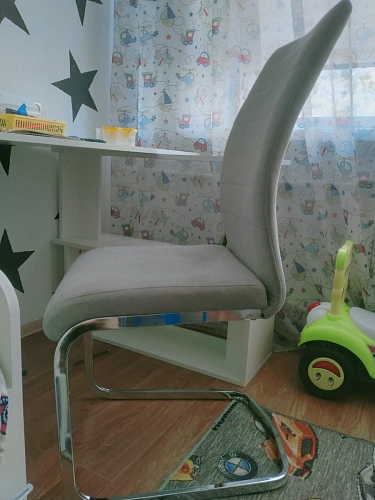 Стул Basit light grey fabric фото покупателя 86