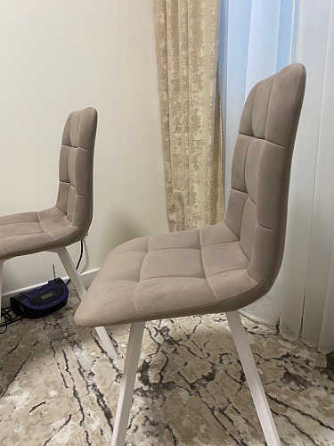 Стул на металлокаркасе Чилли К черный / зеленый фото покупателя 327