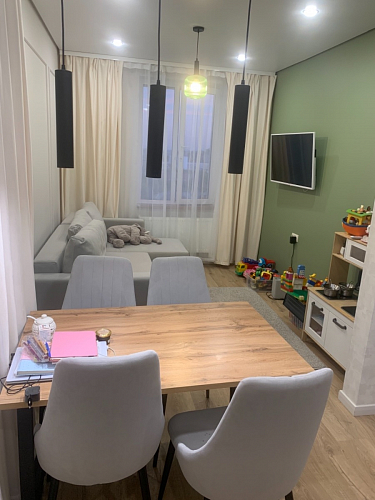 Деревянный стол Лота Лофт 140х80 белый матовый / бетон светлый фото покупателя 270