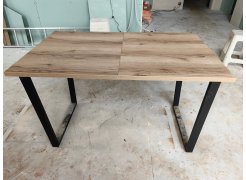 Стол Лота Лофт 140 25 мм черный матовый / дуб вотан фото покупателя 299