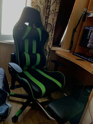 Компьютерное кресло Corvet black / red фото покупателя 2