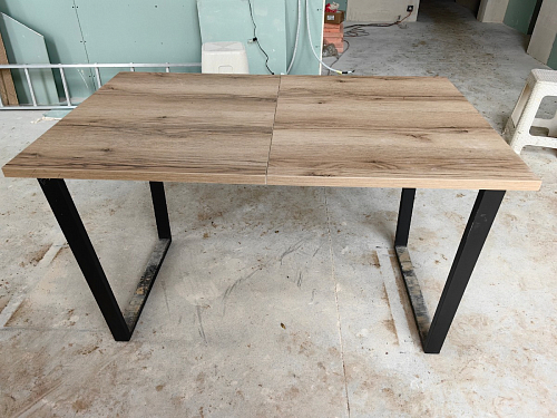 Деревянный стол Лота Лофт 120x75 дуб крафт табачный / черный матовый фото покупателя 297