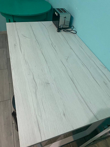 Стол раскладной Лота Лофт 120 25 мм юта / черный матовый фото покупателя 147