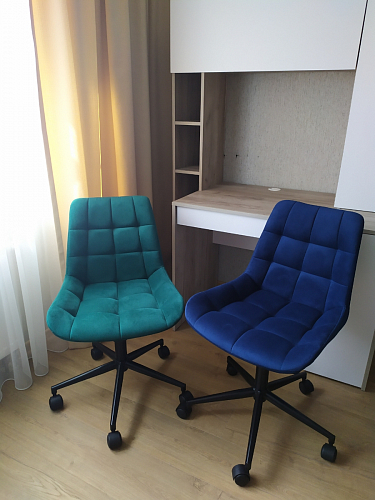 Компьютерное кресло Честер кирпичный / черный фото покупателя 39