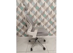 Компьютерное кресло Hiba gray / chrome из шоурума 4