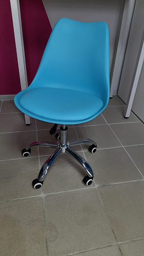 Компьютерное кресло Kolin cappuccino / chrome фото покупателя 7