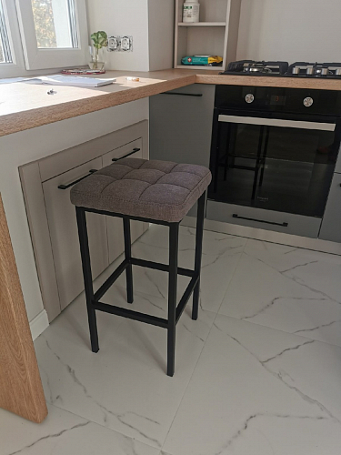 Барный стул Лофт катания минт / белый матовый фото покупателя 261