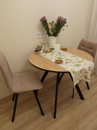 Стул на металлокаркасе Чилли зеленый / белый каркас фото покупателя 670