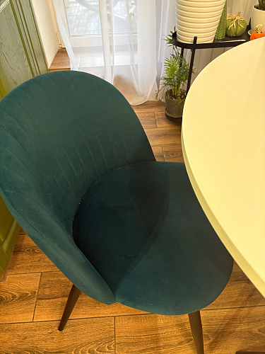 Стул на металлокаркасе Gabi 1 dark gray / black фото покупателя 637