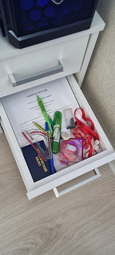 Компьютерный стол Джаз-24 правый дуб сонома фото покупателя 48