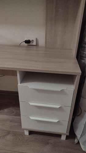 Компьютерный стол Комфорт 12.95 N дуб сонома / темно-серый фото покупателя 10