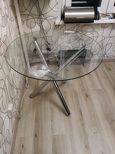 Стеклянный стол Kira фото покупателя 2