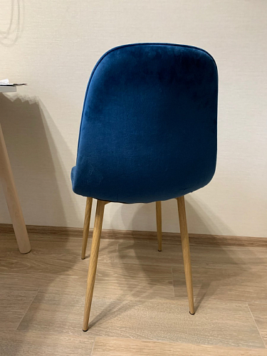 Стул на металлокаркасе Capri голубой фото покупателя 101