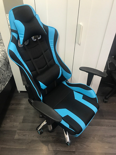 Компьютерное кресло Kano 1 light blue / black фото покупателя 99