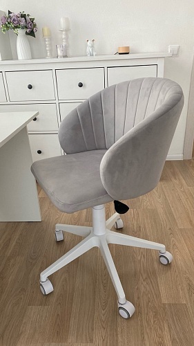 Компьютерное кресло Пард confetti silver серый / черный фото покупателя 153