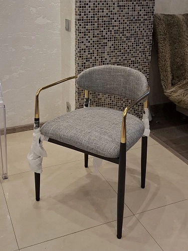 Кресло Lord gray / black / gold фото покупателя 1