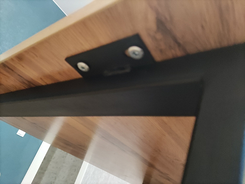 Стол раскладной Лота Лофт 120 25 мм юта / черный матовый фото покупателя 543