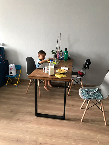 Пластиковый стул Eames PC-015 желтый фото покупателя 190