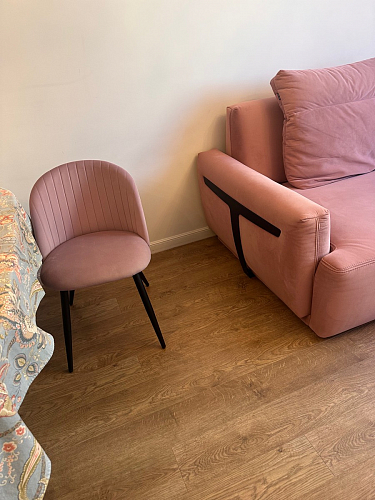 Стул на металлокаркасе Gabi gray / black фото покупателя 570