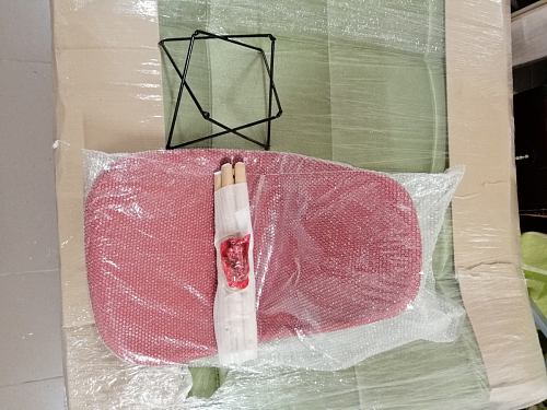 Стул Cindy Eames mod. 001 khaki / natural фото покупателя 107