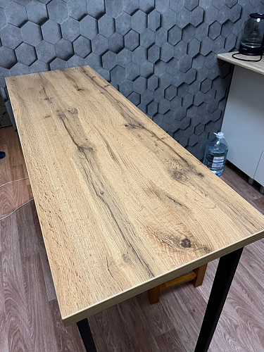 Барная стойка Дилан Лофт 120х40х90 бетон светлый фото покупателя 31