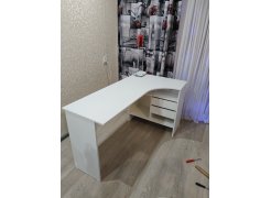 Письменный стол СПм-25 левый белый  - Уцененный экземпляр фото покупателя 34