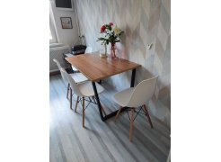 Стол Лота Лофт 140 25 мм юта / белый матовый фото покупателя 814