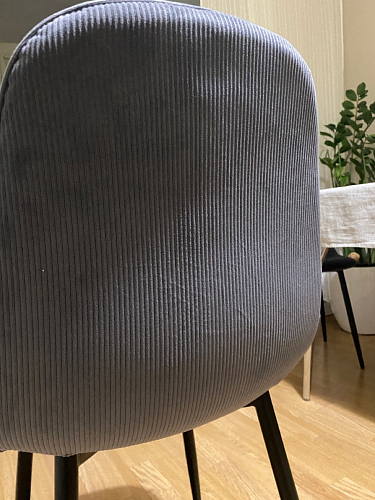 Стул на металлокаркасе Capri dark beige / white фото покупателя 59