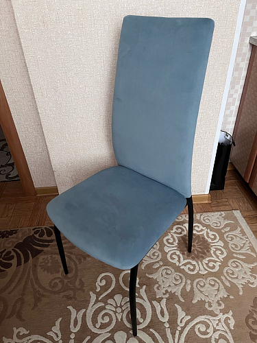 Стул на металлокаркасе Tod light purple / light blue / black фото покупателя 32