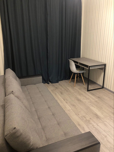 Письменный стол Леон Лофт бетон / черный матовый фото покупателя 181