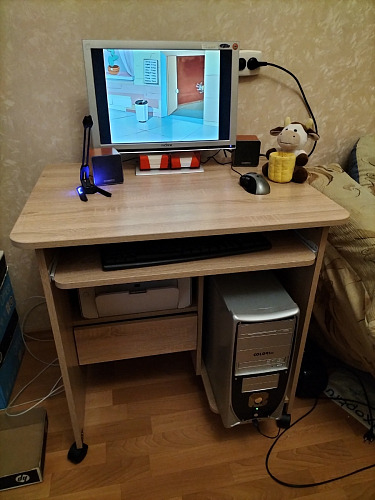 Компьютерный стол КСТ-10.1 Венге  - Уцененный экземпляр фото покупателя 26