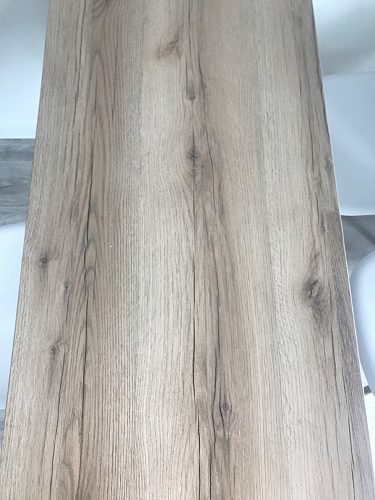 Стеклянный стол Фостер 120(160)х120х76 серый мрамор / черный фото покупателя 30