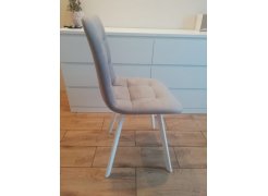 Стул на металлокаркасе Чилли светло-серый / черный фото покупателя 489