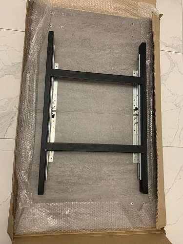 Стол Лота Лофт 120 32 мм бетон / черный матовый фото покупателя 598