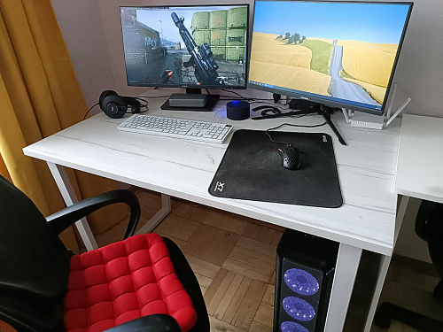 Деревянный стол Лота Лофт 140х80 дуб крафт табачный / черный матовый фото покупателя 217