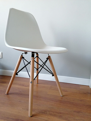 Пластиковый стул Eames PC-015 желтый фото покупателя 235