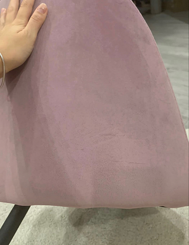 Стул на металлокаркасе Gabi 1 light blue / black / gold фото покупателя 172