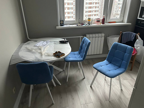 Комплект стульев Чилли 4 шт темно-серый / черный фото покупателя 515