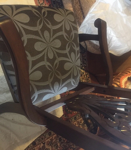 Кресло Mengen cappuccino / brown dot фото покупателя 5