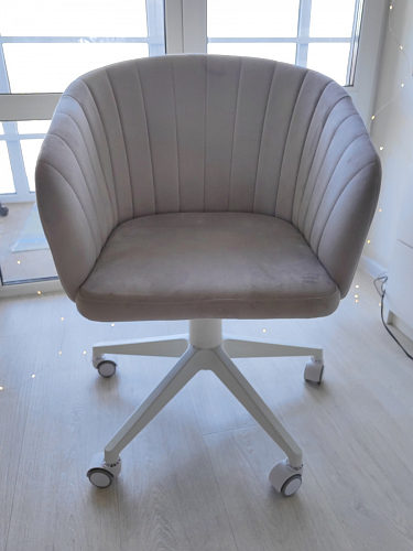 Компьютерное кресло Тибо confetti chocolate / белый фото покупателя 14