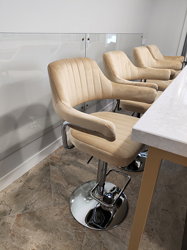 Барный стул 5019-LM Charly красный / хром фото покупателя 2