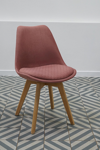 Деревянный стул Bonuss light purple / wood из шоурума 2