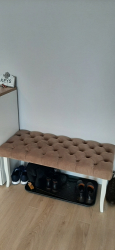 Банкетка Ницца 800 мм Velutto 01 / без молдинга фото покупателя 3