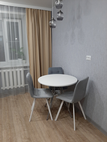 Стул на металлокаркасе Чилли К светло-серый велюр / черный каркас фото покупателя 756