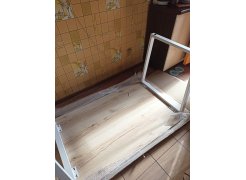 Стол Лота Лофт 140 25 мм черный матовый / бетон фото покупателя 934