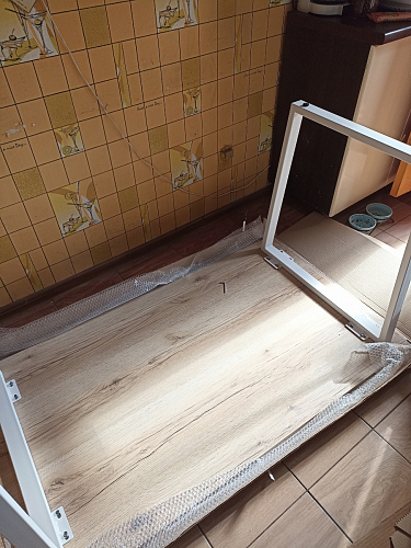 Стол Лота Лофт 140 25 мм черный матовый / бетон фото покупателя 934