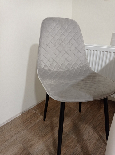 Стул на металлокаркасе Capri голубой фото покупателя 92