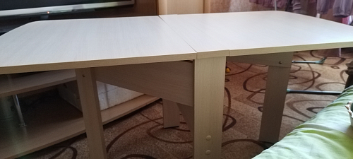 Стол-книжка СтК6 венге / дуб молочный высота 54 см фото покупателя 41