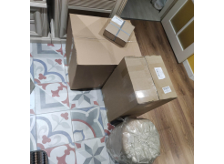 Барный стул Лофт кожзам темно-серый / черный матовый фото покупателя 42